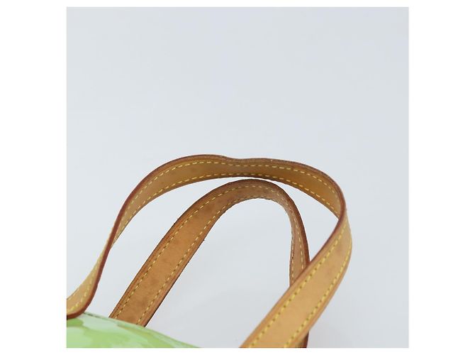 LOUIS VUITTON Borsa a Mano Monogram Vernis Reade PM Menta M91307 LV Auth 172111 Verde - vista 8