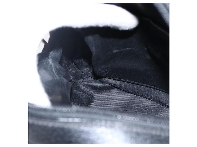 Borsa a Spalla GUCCI in Tela e Pelle Nera Dorata 007 115 0175 Auth 173582 Nero D'oro - vista 19