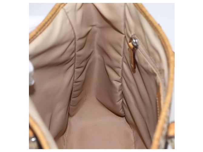 Christian Dior Trotter Canvas Tote Bag Beige Silber Auth fm5121 - Ansicht 19