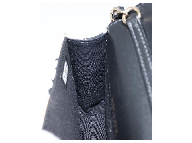 CHANEL Mini Matelassé 12 Borsa a Spalla Catena Satin Beige Oro CC Auth 172590SAM D'oro - vista 22