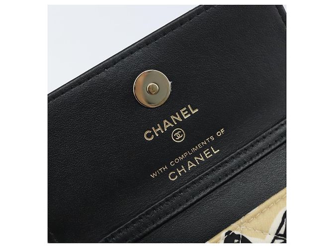 CHANEL Mini Matelassé 12 Borsa a Spalla Catena Satin Beige Oro CC Auth 172590SAM D'oro - vista 9