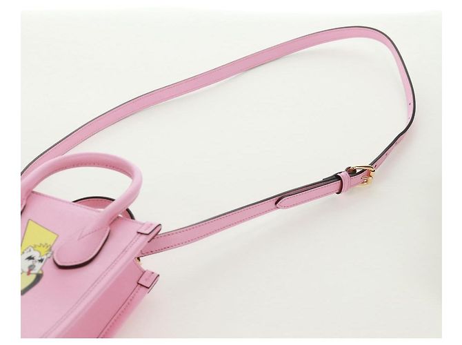 Bolso de mano GUCCI de cuero 2 en 1 rosa dorado 671623 Auth 168965M - vista 16