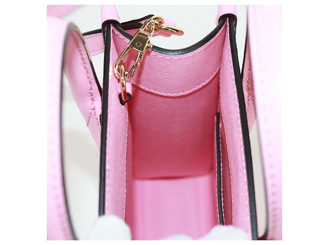 Bolso de mano GUCCI de cuero 2 en 1 rosa dorado 671623 Auth 168965M - vista 25