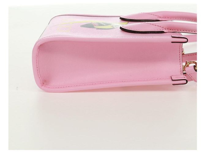 Bolso de mano GUCCI de cuero 2 en 1 rosa dorado 671623 Auth 168965M - vista 5
