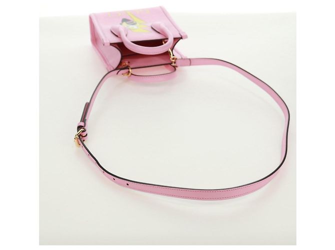 Bolso de mano GUCCI de cuero 2 en 1 rosa dorado 671623 Auth 168965M - vista 9