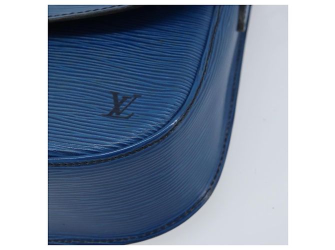 LOUIS VUITTON Borsa a Spalla Epi Saint Cloud GM Blu Toledo M52195 LV Auth ep13420 - vista 14