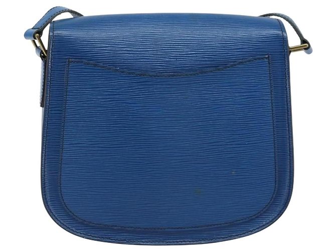 LOUIS VUITTON Borsa a Spalla Epi Saint Cloud GM Blu Toledo M52195 LV Auth ep13420 - vista 2