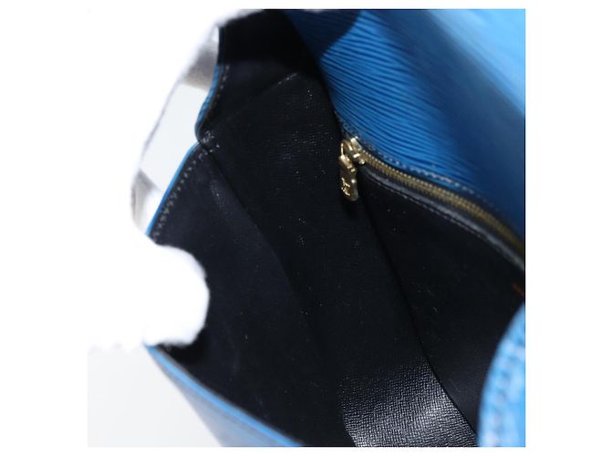LOUIS VUITTON Borsa a Spalla Epi Saint Cloud GM Blu Toledo M52195 LV Auth ep13420 - vista 23