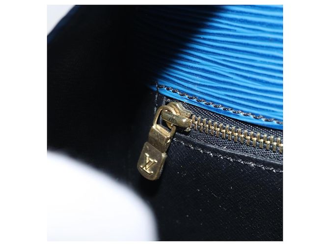 LOUIS VUITTON Borsa a Spalla Epi Saint Cloud GM Blu Toledo M52195 LV Auth ep13420 - vista 24