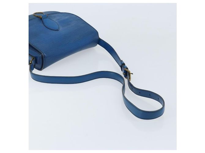 LOUIS VUITTON Borsa a Spalla Epi Saint Cloud GM Blu Toledo M52195 LV Auth ep13420 - vista 7
