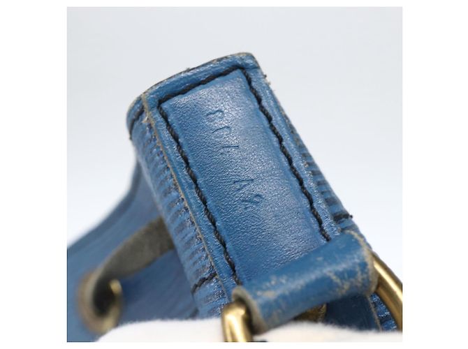 Noe LOUIS VUITTON Borsa a Spalla Petit Noé Epi Blu M44105 LV Auth ka2454 - vista 12