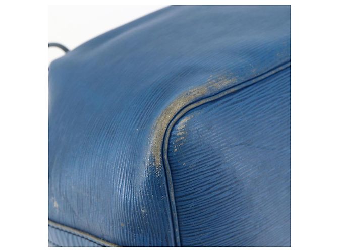 Noe LOUIS VUITTON Borsa a Spalla Petit Noé Epi Blu M44105 LV Auth ka2454 - vista 14