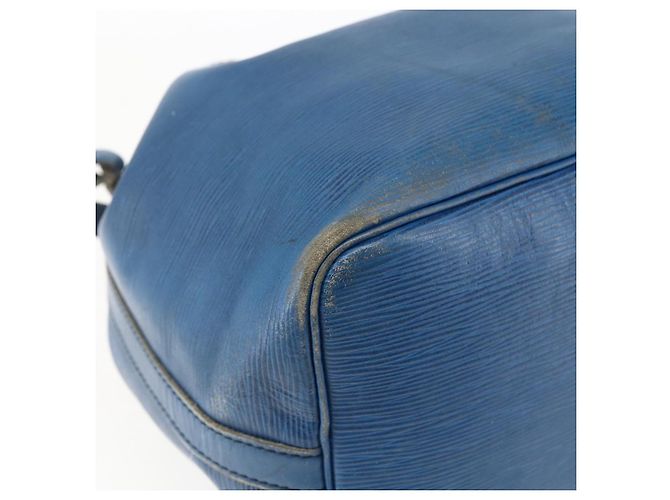 Noe LOUIS VUITTON Borsa a Spalla Petit Noé Epi Blu M44105 LV Auth ka2454 - vista 16