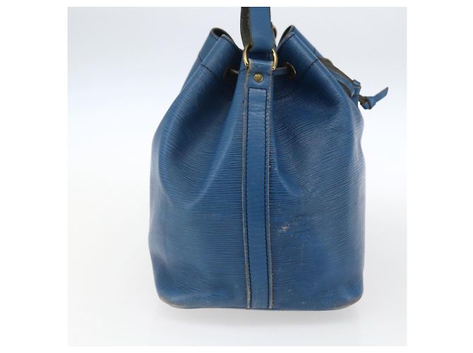Noe LOUIS VUITTON Borsa a Spalla Petit Noé Epi Blu M44105 LV Auth ka2454 - vista 3
