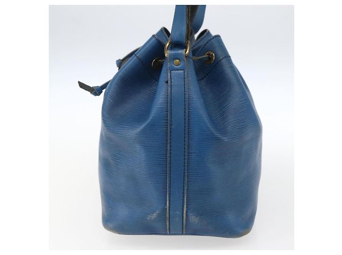 Noe LOUIS VUITTON Borsa a Spalla Petit Noé Epi Blu M44105 LV Auth ka2454 - vista 4