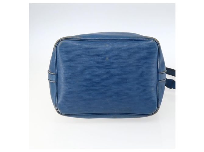 Noe LOUIS VUITTON Borsa a Spalla Petit Noé Epi Blu M44105 LV Auth ka2454 - vista 5