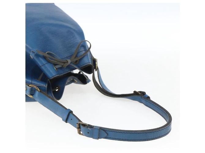 Noe LOUIS VUITTON Borsa a Spalla Petit Noé Epi Blu M44105 LV Auth ka2454 - vista 7