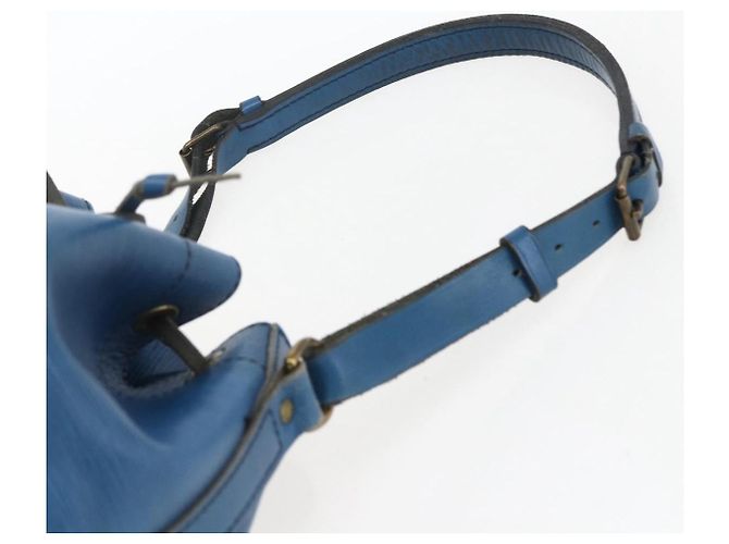 Noe LOUIS VUITTON Borsa a Spalla Petit Noé Epi Blu M44105 LV Auth ka2454 - vista 8