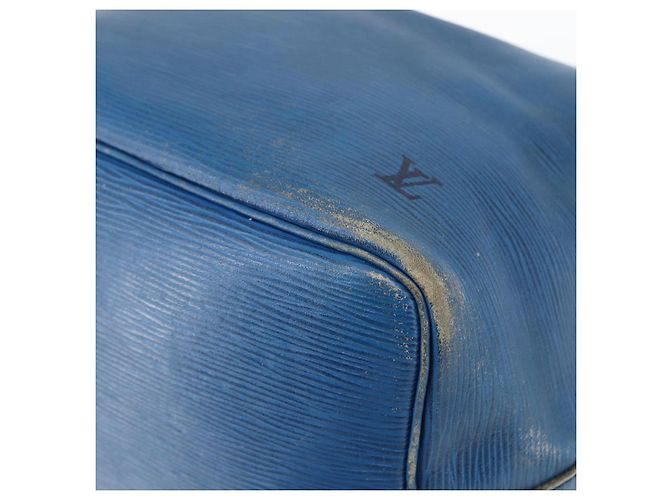 Noe LOUIS VUITTON Borsa a Spalla Petit Noé Epi Blu M44105 LV Auth ka2454 - vista 9