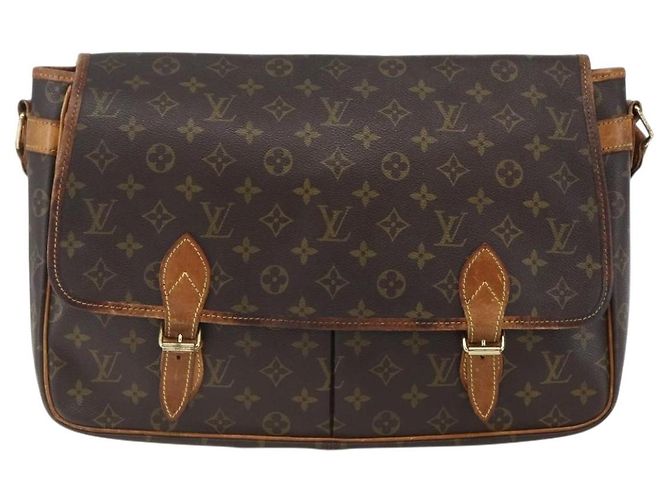 LOUIS VUITTON Borsa a Spalla Monogram Gibeciere GM M42246 LV Auth ka2622 Monogramma - vista 13