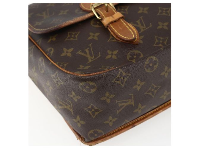 LOUIS VUITTON Borsa a Spalla Monogram Gibeciere GM M42246 LV Auth ka2622 Monogramma - vista 15