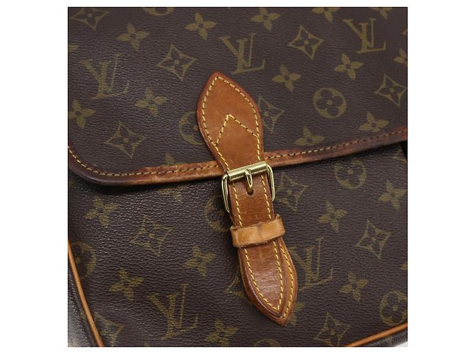 LOUIS VUITTON Borsa a Spalla Monogram Gibeciere GM M42246 LV Auth ka2622 Monogramma - vista 17