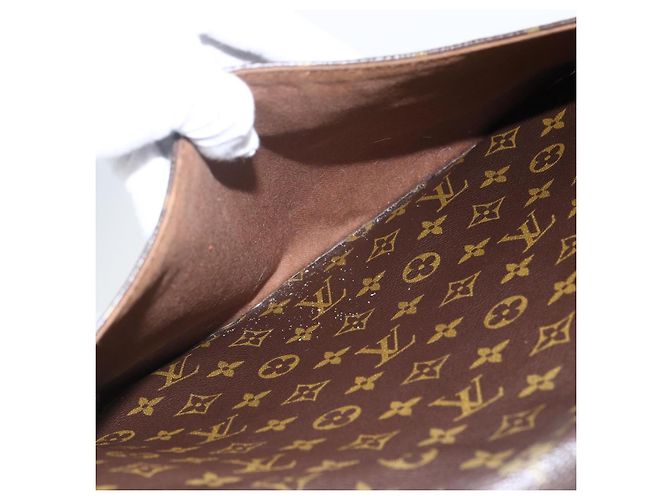 LOUIS VUITTON Borsa a Spalla Monogram Gibeciere GM M42246 LV Auth ka2622 Monogramma - vista 24