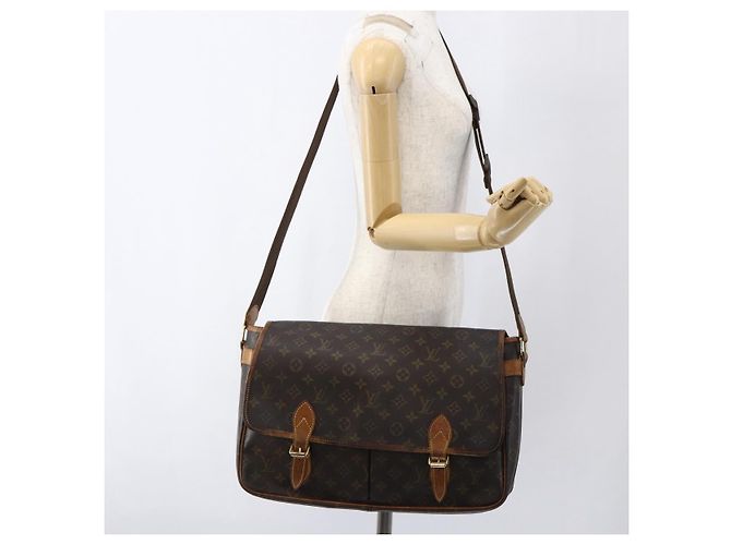 LOUIS VUITTON Borsa a Spalla Monogram Gibeciere GM M42246 LV Auth ka2622 Monogramma - vista 25