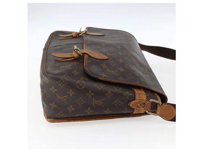 LOUIS VUITTON Borsa a Spalla Monogram Gibeciere GM M42246 LV Auth ka2622 Monogramma - vista 4