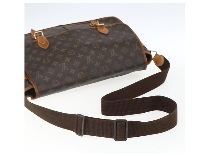 LOUIS VUITTON Borsa a Spalla Monogram Gibeciere GM M42246 LV Auth ka2622 Monogramma - vista 7