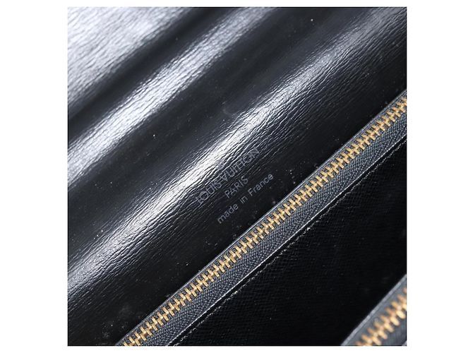 LOUIS VUITTON Borsa a Mano Epi Concorde Nera M52132 LV Auth 172148 Nero - vista 19