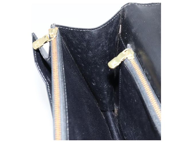 LOUIS VUITTON Borsa a Mano Epi Concorde Nera M52132 LV Auth 172148 Nero - vista 21