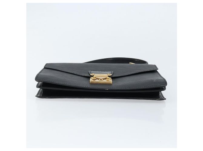 LOUIS VUITTON Borsa a Mano Epi Concorde Nera M52132 LV Auth 172148 Nero - vista 5