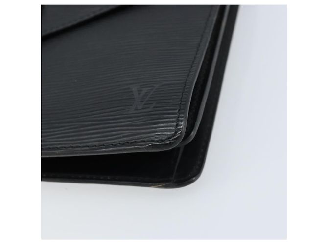 LOUIS VUITTON Borsa a Mano Epi Concorde Nera M52132 LV Auth 172148 Nero - vista 9