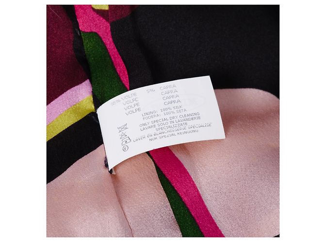 Abrigo de piel de zorro Missoni Saga Rosa - vista 7