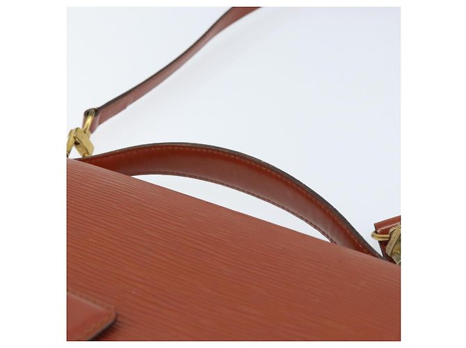 LOUIS VUITTON Borsa a Mano Epi Monceau 28 Marrone M52123 LV Auth ka2615 - vista 15