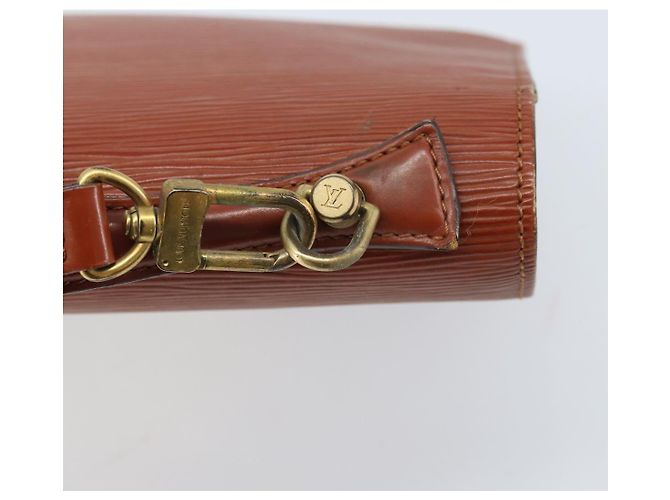 LOUIS VUITTON Borsa a Mano Epi Monceau 28 Marrone M52123 LV Auth ka2615 - vista 20