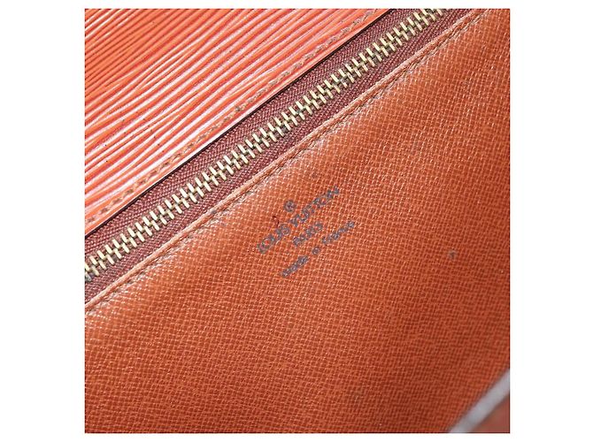 LOUIS VUITTON Borsa a Mano Epi Monceau 28 Marrone M52123 LV Auth ka2615 - vista 23