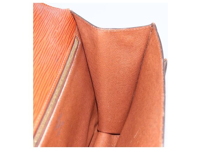 LOUIS VUITTON Borsa a Mano Epi Monceau 28 Marrone M52123 LV Auth ka2615 - vista 24