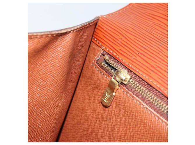 LOUIS VUITTON Borsa a Mano Epi Monceau 28 Marrone M52123 LV Auth ka2615 - vista 26