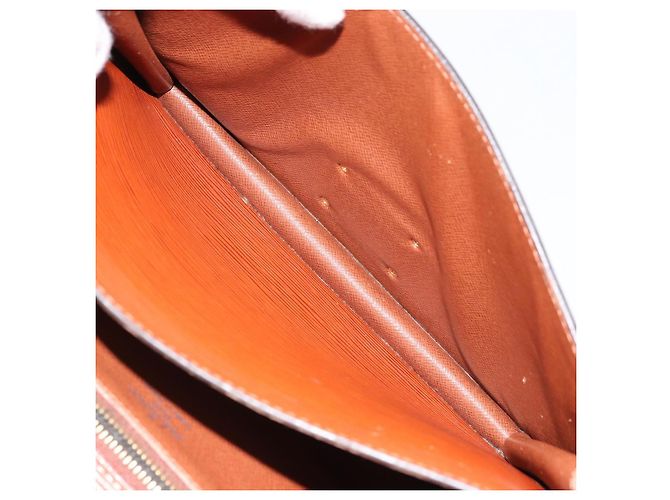 LOUIS VUITTON Borsa a Mano Epi Monceau 28 Marrone M52123 LV Auth ka2615 - vista 27