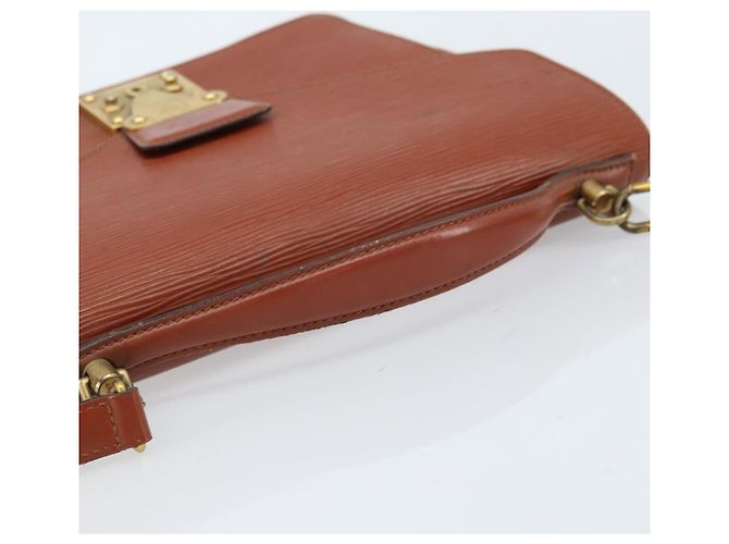 LOUIS VUITTON Borsa a Mano Epi Monceau 28 Marrone M52123 LV Auth ka2615 - vista 6