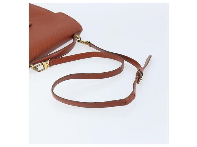 LOUIS VUITTON Borsa a Mano Epi Monceau 28 Marrone M52123 LV Auth ka2615 - vista 7