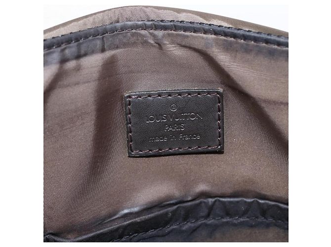LOUIS VUITTON Borsa a Spalla Damier Geant Roux Nera M93079 LV Auth ka2536 Nero - vista 19