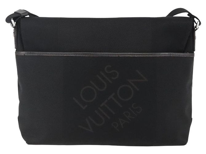 LOUIS VUITTON Borsa a Spalla Damier Geant Roux Nera M93079 LV Auth ka2536 Nero - vista 2