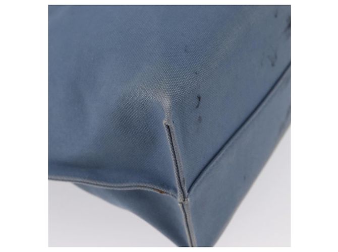 LOEWE Tote Bag aus Canvas hellblau silber Auth ep13411 - Ansicht 16