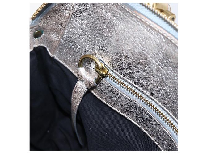 Chloé Borsa a mano Chloe in pelle argento oro Auth 173521 D'oro - vista 20