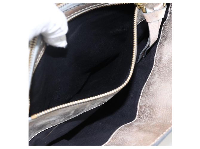 Chloé Borsa a mano Chloe in pelle argento oro Auth 173521 D'oro - vista 24