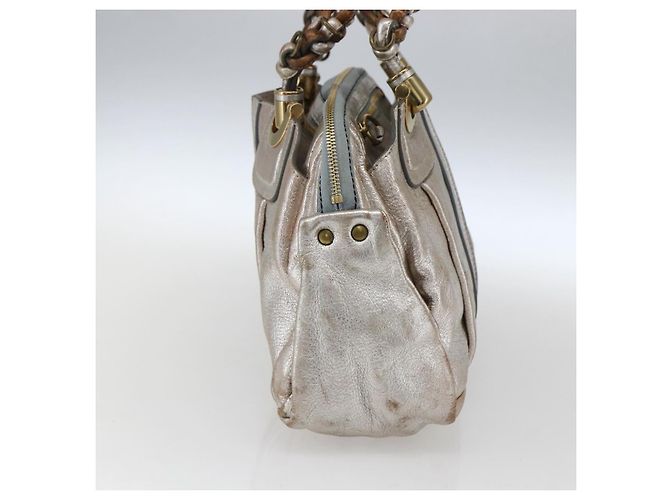 Chloé Borsa a mano Chloe in pelle argento oro Auth 173521 D'oro - vista 3