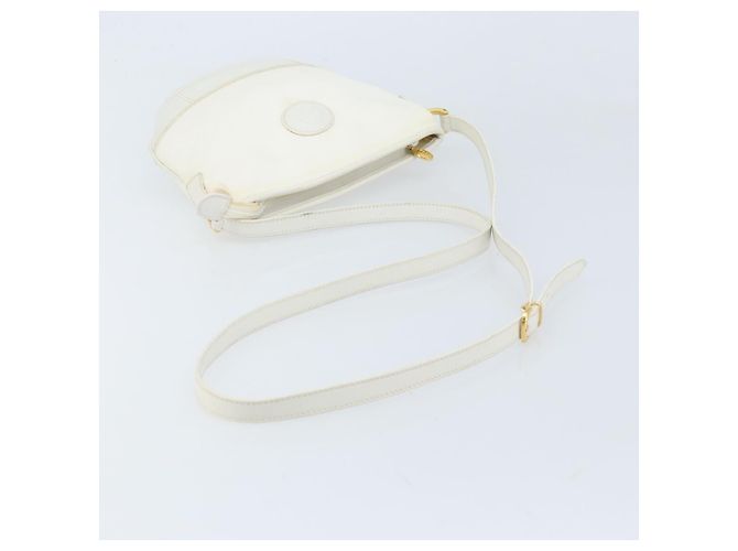 Gucci Borsa a Spalla Micro GG Supreme PVC Bianco Oro Auth ep13326 D'oro - vista 7